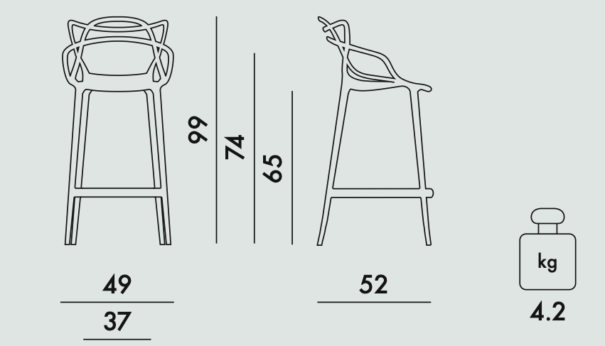 Tabouret milan I précommande