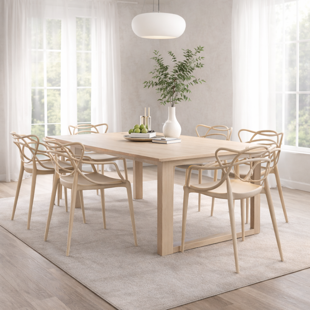 Chaise Milan Sand – Design Naturel | Intérieur & Extérieur