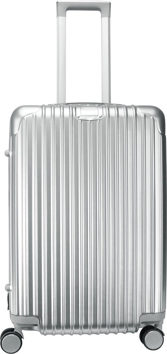 Royal Swiss - set de valises - Serrure à combinaison - Valise légère - 4 roues - gris